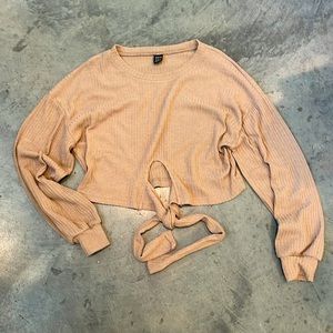 SHEIN long sleeved crop top